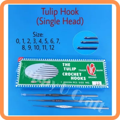 Tulip Brand Crochet Hooks / Jarum Kait Brand Tulip (Single Hook) / Made In Japan