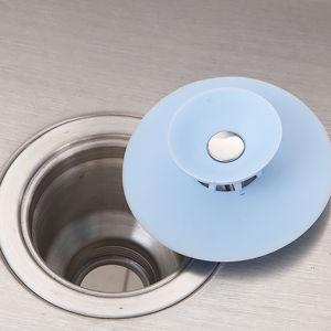 ช่องจุกปิดท่อ ที่ปิดท่อน้ำทิ้ง กรองเส้นผม ป้องกันท่ออุดตัน ฝาปิดท่อดักจับสิ่งสกปรก ฝาครอบท่อระบายน้ํา Flex Drain Store & Hair Catcher