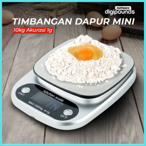 COD Taffware Digipounds Timbangan Dapur Mini Digital 10kg Akurasi 1g Z2S / murah promo mini kecil emas ringan mudah disimpan kuat anti pecah berkualitas