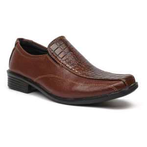 Working Sneakers For You Sepatu Pantofel Kerja Pria Motif Kulit Buaya Code F-11 Size 39 - 43