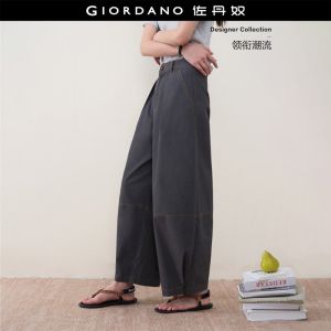 Giordano Women Women Pure Cotton Casual Pants Free Shipping 18416507