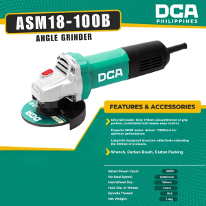 DCA ASM18-100B ANGLE GRINDER 860W TOGGLE SWITCH
