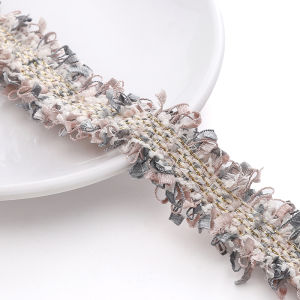 สายรัดผ้าโพลีเอสเตอร์สีสันหอมกว้าง1หลา/ล็อต2ซม./3ซม. สายรัดผ้าลูกไม้ริบบิ้นสำหรับการตกแต่ง DIY งานฝีมืออุปกรณ์ตัดเย็บเสื้อผ้า