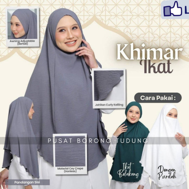 Pashmina Cara Pakai Pleated Shawl Tudung Shawl Muka Labuh Chiffon