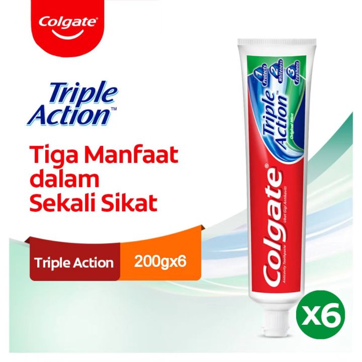 Value Pack Colgate Triple Action Toothpaste Lazada 9755