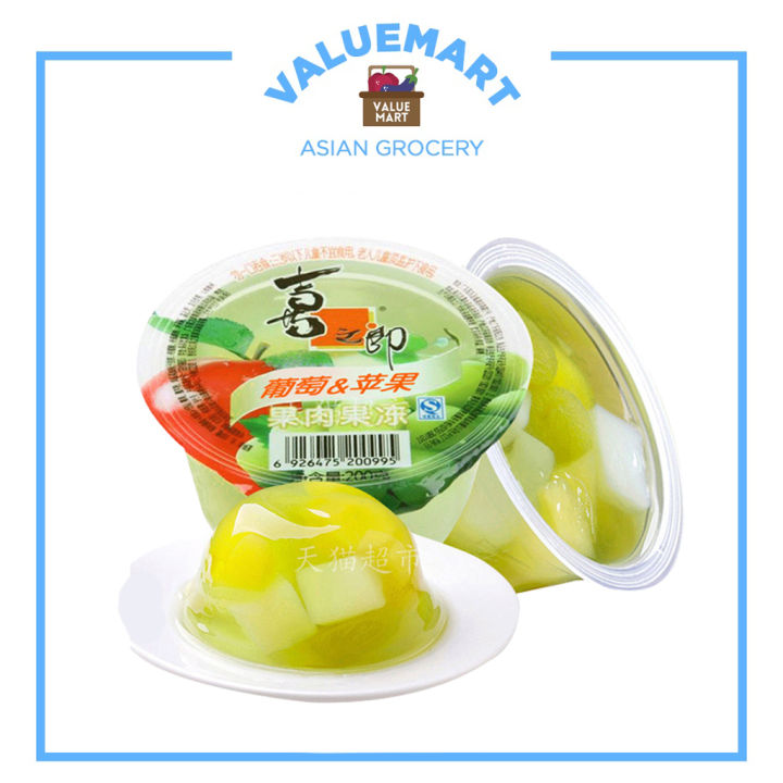 Grape and Apple Jelly Cup (with real fruits) - 200 grams | Lazada PH