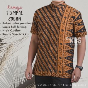 BATIK KONDANGAN | BATIK SOLO | LENGAN PENDEK | BATIK KONDANGAN | BATIK PARANG TUMPAL SOGAN MURAKABI