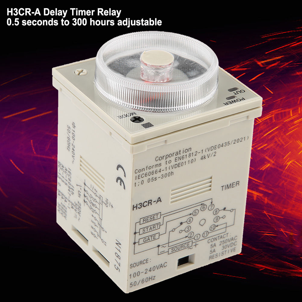 Remote 2 Relay KKmoon Time Relay H3CR-A High Precision Delay Timer Relay Stable ...