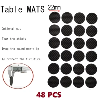 Non Slip Furniture Pads / Anti Slip Rubber Hardwood Floor / Non Skid Feet Grippers Stopper Prevent Sliding pad