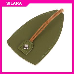 SILARA 1ชิ้นกล่องกุญแจกวางคริสต์มาสแบบดึงออกได้น่ารักกระเป๋าใส่กุญแจหนัง PU แบบดึงสำหรับพวงกุญแจกุญแจหนังกุญแจ