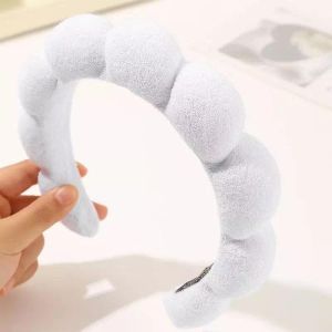 Fashion Travel Photography Headwear Colorful Cloud Sponge Hair Band Face Wash and Skincare Headband Home Sports Headwear