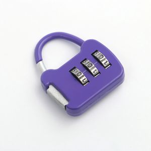3 Digit Durable Code Combination Password Lock Mini Luggage Case Lock Backpack Padlock -Lumbley