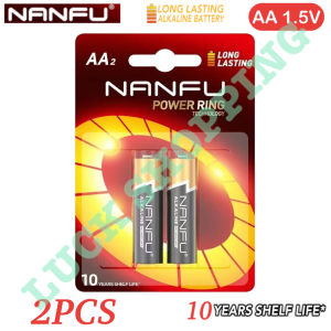 NANFU Original 1.5V AA Alkaline Batteries Superior Battery LR6 10 Years Shelf Life For Toys Clock Key Smart Lock