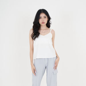 QUEENTIN Tanktop Wanita Cami 0626 Polyester Primadonna Polos Tanpa Lengan