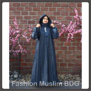 Jas Hujan Gamis Wanita Dewasa Murah Berkualitas Bahan Parasut Balon Import Premium