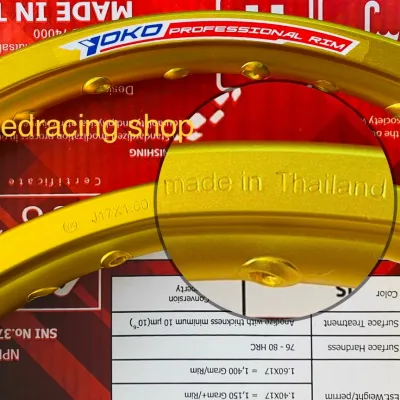 Niềng vành YOKO 1.4 1.6 x 17 inch Thái lan ( ex150winnersonic raider..)