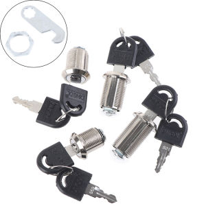 【Comfortable House】 COD ฮาร์ดแวร์กระบอกล็อคประตูตู้กล่องจดหมายลิ้นชักล็อคตู้