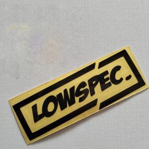 Lowspec Concept Stickers for Car Decals Lowered Build Lowlife Waterproof Sticker Vinyl Motors Decal Motor Cars