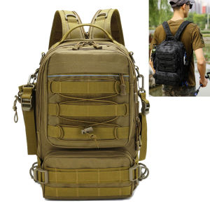 Multifunctional Fishing Tackle Bags Fishing Camping Backpack Military Tactical Outdoor Hiking Climbing Mens Camping Fishing Gear Utility Storage