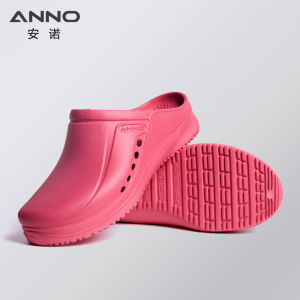 37ANNO Soft Shoes for Women Men Light Nurse Clog Anti-slip Surgical Shoes Slipper Flat Work Shoes for Sandals
