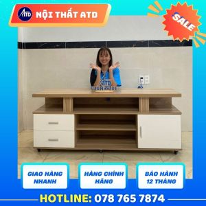 kệ tivi ván phủ melamine chống trầy