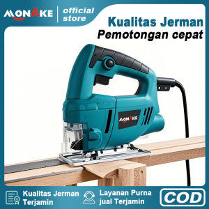 MONAKE German Tool Mesin Jigsaw Gergaji Triplek Potong Kayu Listrik Jig Saw Machine