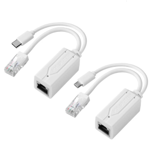 24V/5V bước xuống Bộ chia POE cho surveillances hệ thống phích cắm chơi cài đặt quá tải bảo vệ nhựa ABS xây dựng