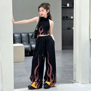 Luxury Girls Sets Teen Girl Clothes Korean Childrens 2025 Top Coat Boutique Kids Clothing Set 10 12 Years Old Female Child 4 92026