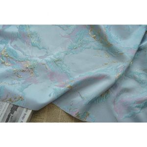 [1 meter] Gilt irregular mountain relief fashion yarn-dyed jacquard fabric texture (3 colors) brocade fabric flower DIY sewing accessories dress jacquard fabric delicate toilet m