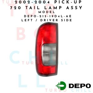 2002-2004 PICK-UP 720 TAIL LAMP ASSY ECE DEPO-215-19D4L-AE LEFT / DRIVER SIDE