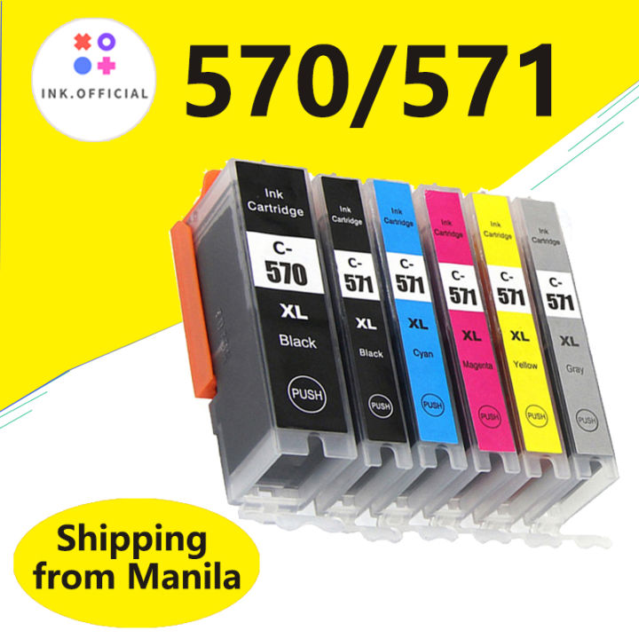 For Canon PGI570 PGI 570 Canon CLI 571 571 Ink Cartridge For Canon PIXMA  MG6800 MG5700 TS5055 TS9050 TS9055 TS6050 TS6051 TS6052 TS6053 MG5750  MG5751