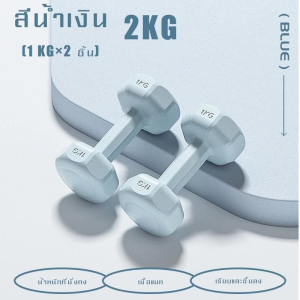 ดัมเบล Dumbbells 1/2/3 kg สำหรับลดไขมันต้นแขน ออกกำลังกาย ฟิตเนส ดัมเบลสำหรับผู้หญิง/ผู้ชาย