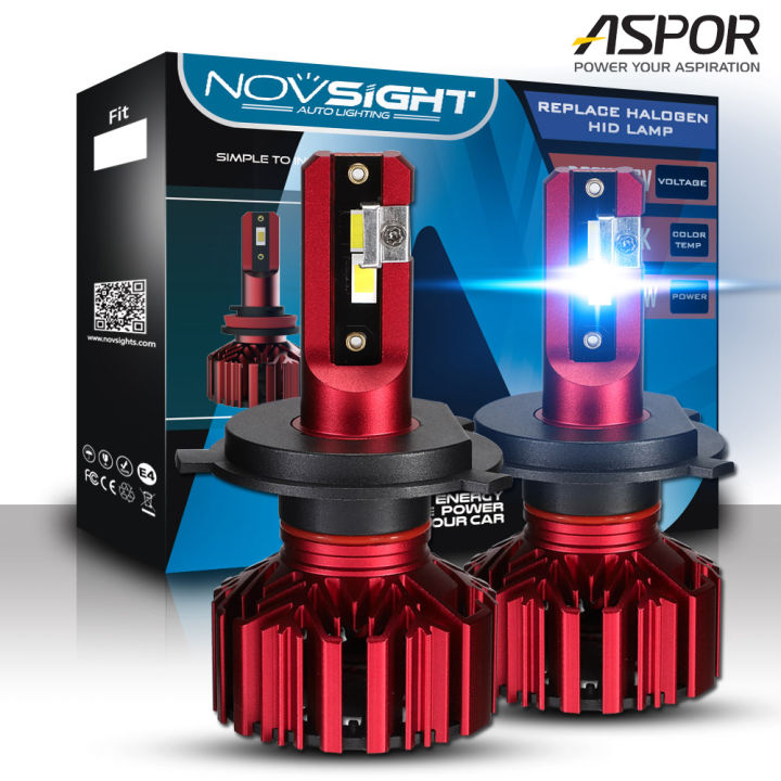 ASPOR Novsight N11S LED Headlight for Car H4 H11 Super Long Life ...