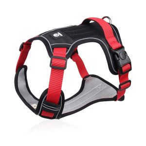 OUTOPEN Adjustable Vest Type Dog Harness Reflective Lightweight No-Pull Chest Strap Puppy Supplies Durable Dog Chest Strap Outdoor Use