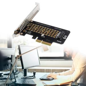 Speed PCIE 4X to NVME M Key M.2 Adapter Converters for SSDs Upgrades Compatible for Motherboards 4X/X8/X16 PCIe Slot