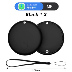 Smart Key Finder Item Locator with Keychain Anti-Lost Device Wireless GPS Tracker Air Tags for Find My (iOS Only) for Keys Luggage Suitcase Pets and Kids Loud Beep Worldwide Tracking Replaceable Battery