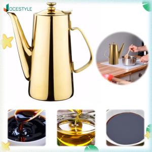 JOCESTYLE Stainless Steel Tea Kettle Non- Slip Handle Cold Water Kettle Large Capacity Water Pot Wide Mouth for Hotel Restaurant