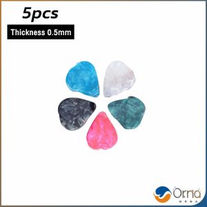 Orna ปิ๊กกีตาร์ ขนาด 0.5mm 1mm ทรงหยดน้ำ สำหรับกีตาร์พื้นบ้าน กีตาร์คลาสสิก อูคูเลเล่ Guitar Picks