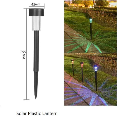 【24H SHIP】6 Pcs Solar Garden Lights Outdoor Waterproof Camping light LED Light Outdoor Lawn Lamp Rain-proof Walkway Yard Garden Lamp Christmas Weder