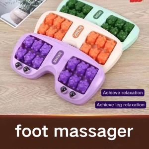 Foot Roller Massager Foot Massage Machine Acupoint Massager Health Massage Roller Healthy Simple Acupuncture Leg Feet Massager Feet Roller Acupoint Massager Mesin Urut Kaki