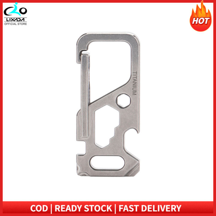 Titanium Alloy Multi-Tool Clip - Keychain Holder, Bottle Opener, Wrench, Screwdriver, For Camping & Hiking - View #8