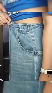 Ellebreen Adjustable Pant Waist Buckle Tool-Free Removable Jean Button Tightener for Loose Denim Trousers 1Set