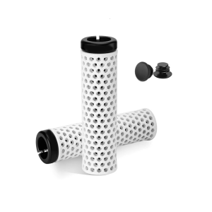2Pcs Bicycles Handlebars End Grip Soft Hollow Bikes Handle Grip Cover Antislip Cycling Handlebars Grip Handle Sleeves