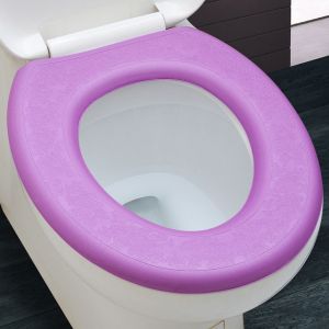 YHOME Cover Pelindung Dudukan Toilet Bentuk O Bahan Eva Lembut Untuk Kamar Mandi Pelapis Dudukan Closet /Toilet Seat Cover Eva Material / Tatakan Toilet Duduk Bahan  Busa Eva Y253