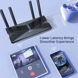 TP-Link Dual-Band Extensive Coverage Super-Fast Wi-Fi 6 Archer AX50 AX3000 Router (Works with all Telcos)