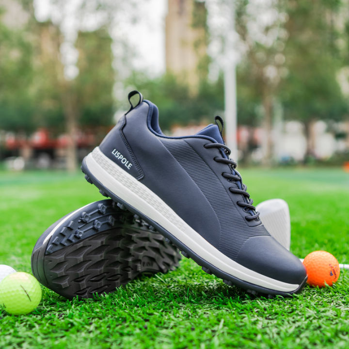 Good Things Genuine Leather Golf Shoes for Men Outdoor Golf Training