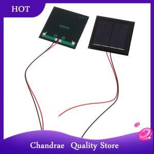 [Chandrae] Micro Solar Board Photovoltaic 5Pcs 2V120MA Solar Cells with Wires Solars Epoxy