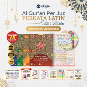 Al Quran Per Juz Terpisah Ukuran A5 (30 Jilid) Latin & Terjemah Per Kata