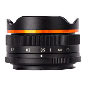 Brightin Star 10mm F5.6 Fisheye Wide Angle APS-C Mirrorless Camera Lens for Sony ZV-E10 A6400 for Canon EF-M Nikon Z Fujifilm