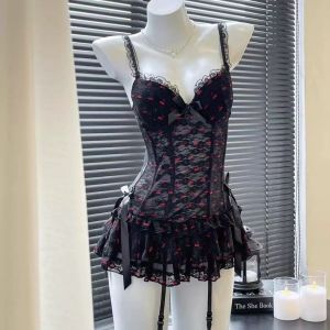 CS1 Bodysuit ren cup v1 có GỌNG kèm ĐỆM LÓT đồ cosplay hoạ tiết kèm dây kẹp tất CS1